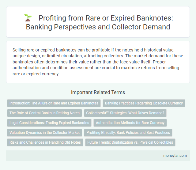 Profiting from Rare or Expired Banknotes: Banking Perspectives and Collector Demand