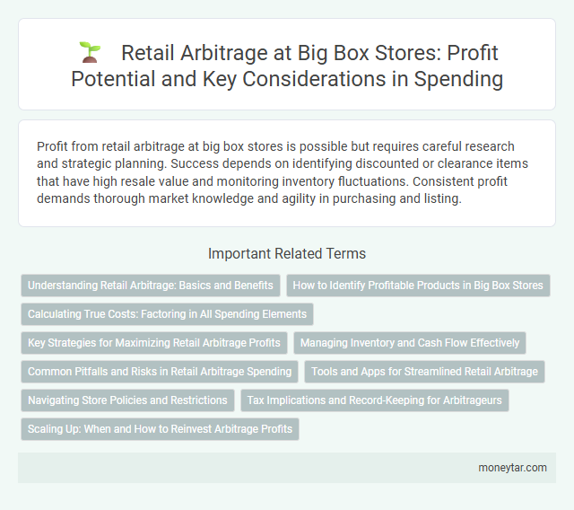 Retail Arbitrage at Big Box Stores: Profit Potential and Key Considerations in Spending
