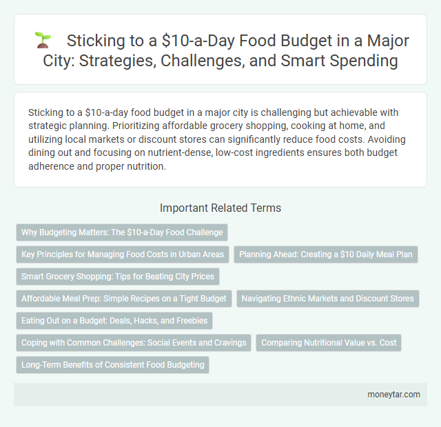 Sticking to a $10-a-Day Food Budget in a Major City: Strategies, Challenges, and Smart Spending