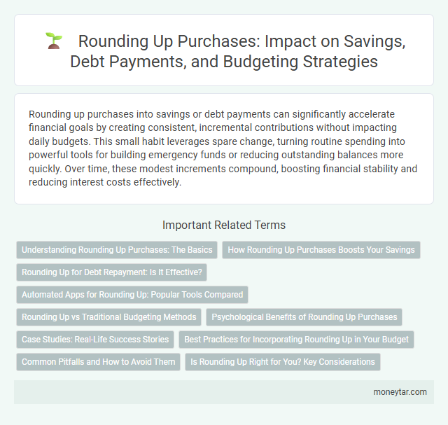 Rounding Up Purchases: Impact on Savings, Debt Payments, and Budgeting Strategies