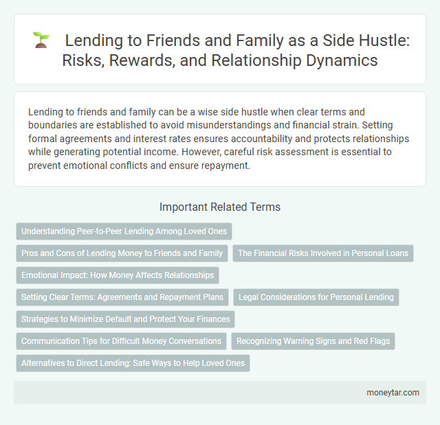 Lending to Friends and Family as a Side Hustle: Risks, Rewards, and Relationship Dynamics