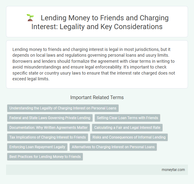 Lending Money to Friends and Charging Interest: Legality and Key Considerations