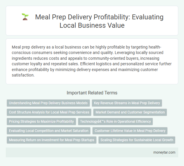 Meal Prep Delivery Profitability: Evaluating Local Business Value