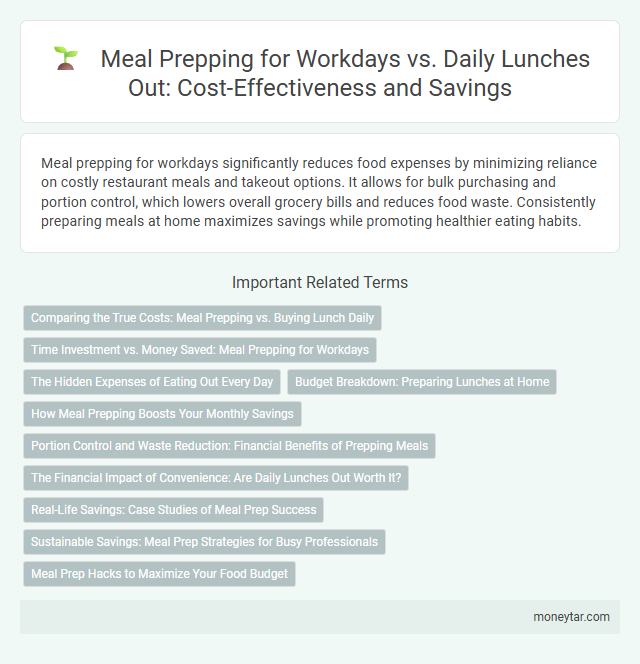 Meal Prepping for Workdays vs. Daily Lunches Out: Cost-Effectiveness and Savings