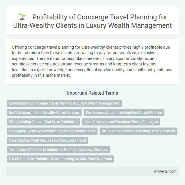 Profitability of Concierge Travel Planning for Ultra-Wealthy Clients in Luxury Wealth Management