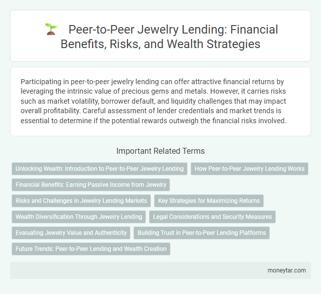 Peer-to-Peer Jewelry Lending: Financial Benefits, Risks, and Wealth Strategies