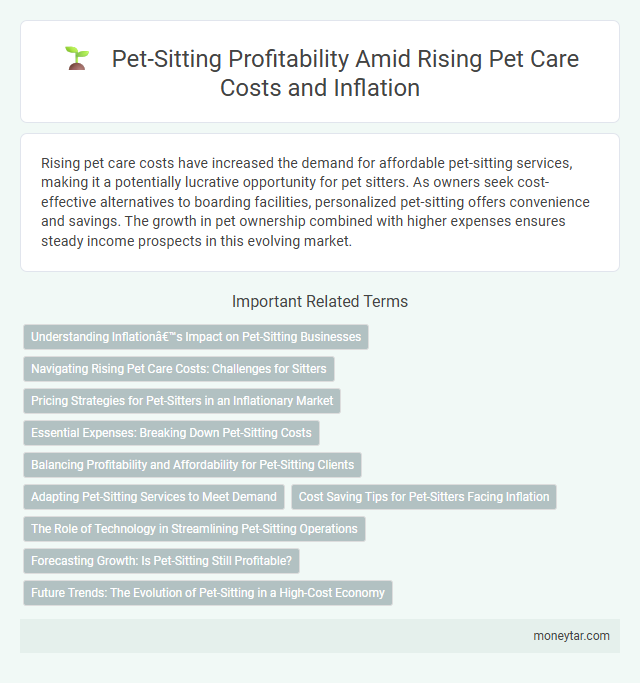 Pet-Sitting Profitability Amid Rising Pet Care Costs and Inflation