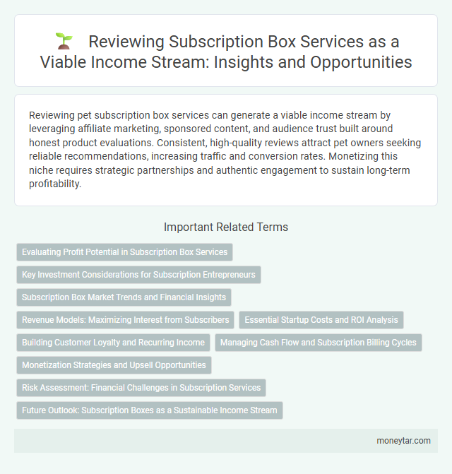 Reviewing Subscription Box Services as a Viable Income Stream: Insights and Opportunities