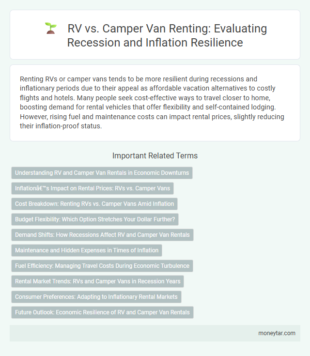 RV vs. Camper Van Renting: Evaluating Recession and Inflation Resilience
