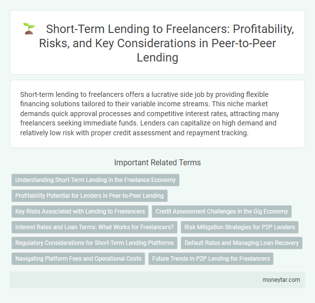 Short-Term Lending to Freelancers: Profitability, Risks, and Key Considerations in Peer-to-Peer Lending