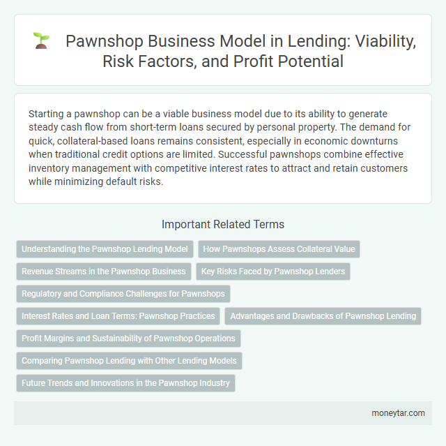 Pawnshop Business Model in Lending: Viability, Risk Factors, and Profit Potential