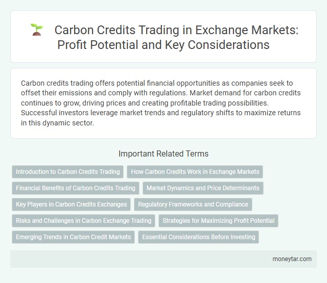 Carbon Credits Trading in Exchange Markets: Profit Potential and Key Considerations
