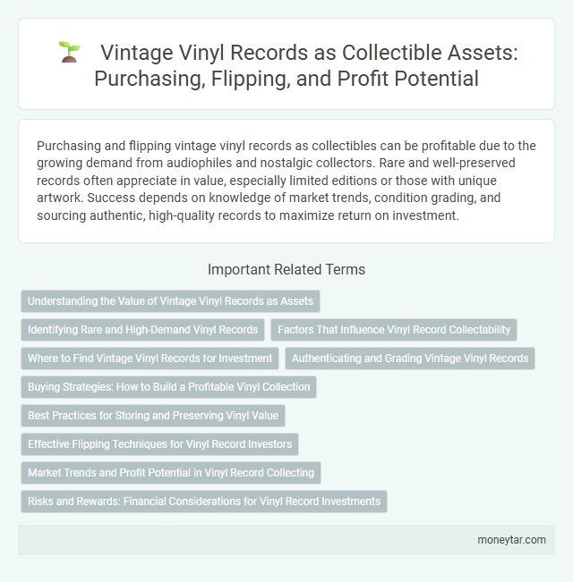 Vintage Vinyl Records as Collectible Assets: Purchasing, Flipping, and Profit Potential