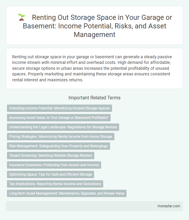 Renting Out Storage Space in Your Garage or Basement: Income Potential, Risks, and Asset Management