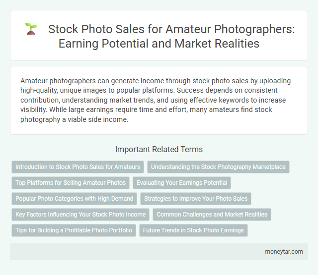 Stock Photo Sales for Amateur Photographers: Earning Potential and Market Realities