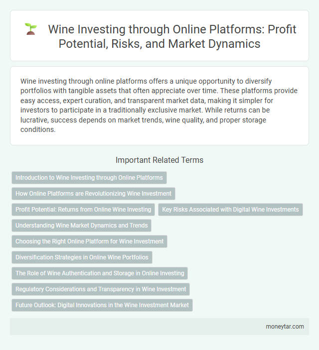 Wine Investing through Online Platforms: Profit Potential, Risks, and Market Dynamics