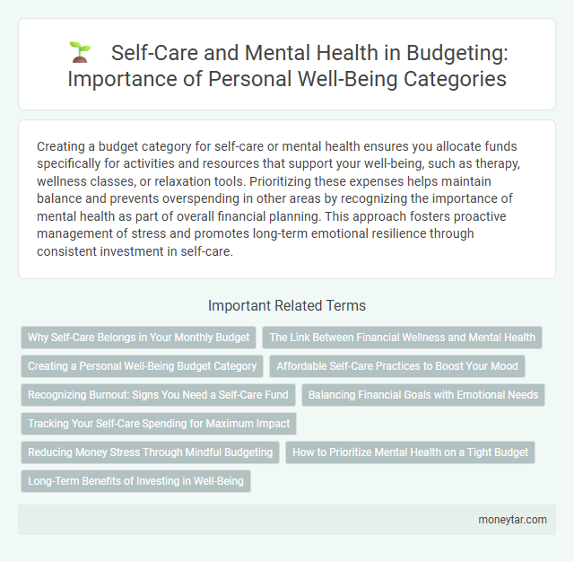 Self-Care and Mental Health in Budgeting: Importance of Personal Well-Being Categories