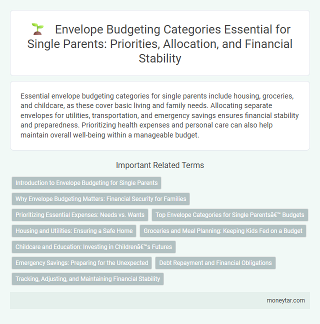 Envelope Budgeting Categories Essential for Single Parents: Priorities, Allocation, and Financial Stability