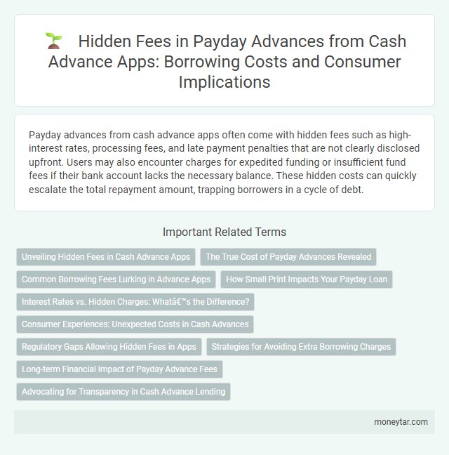 Hidden Fees in Payday Advances from Cash Advance Apps: Borrowing Costs and Consumer Implications