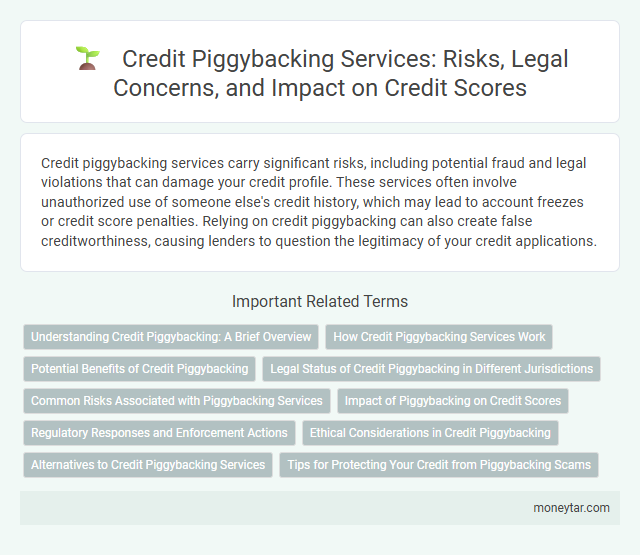 Credit Piggybacking Services: Risks, Legal Concerns, and Impact on Credit Scores