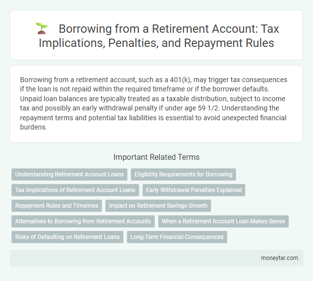 Borrowing from a Retirement Account: Tax Implications, Penalties, and Repayment Rules