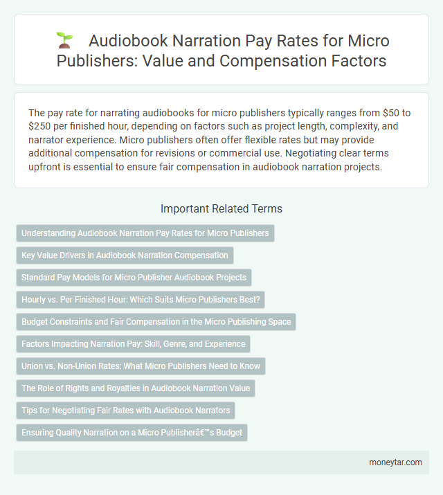 Audiobook Narration Pay Rates for Micro Publishers: Value and Compensation Factors