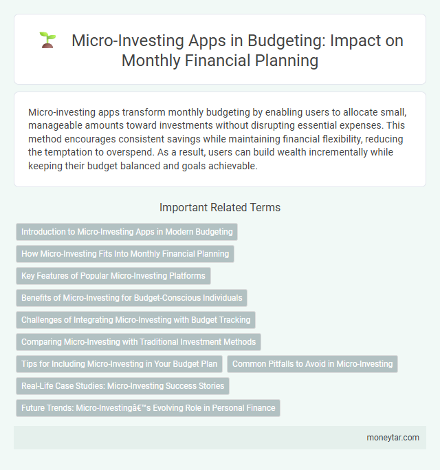 Micro-Investing Apps in Budgeting: Impact on Monthly Financial Planning