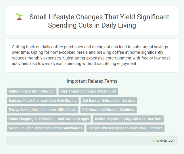 Small Lifestyle Changes That Yield Significant Spending Cuts in Daily Living