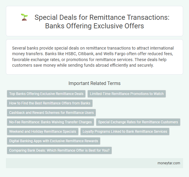 Special Deals for Remittance Transactions: Banks Offering Exclusive Offers