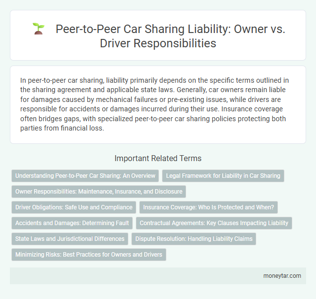 Peer-to-Peer Car Sharing Liability: Owner vs. Driver Responsibilities