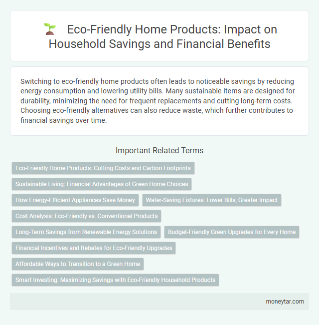 Eco-Friendly Home Products: Impact on Household Savings and Financial Benefits